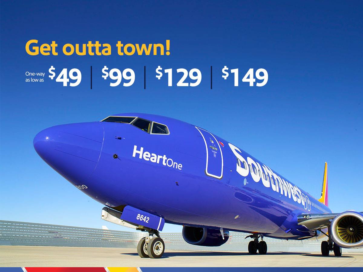 Southwest Airlines Sale Through Sunday